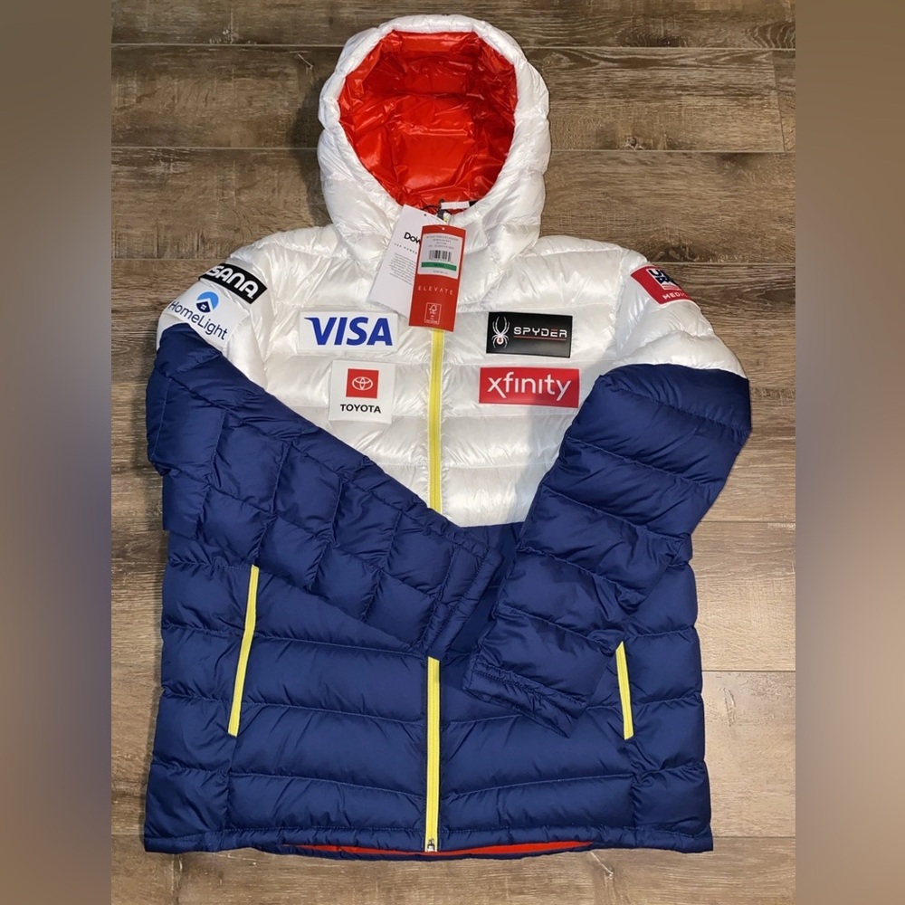 SPYDER USA SKI TEAM USST DOWN JACKET